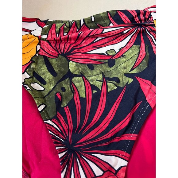 Tommy Bahama Women's Size Medium High Waisted Brief Tropical Color Print Excelle - Picture 7 of 7